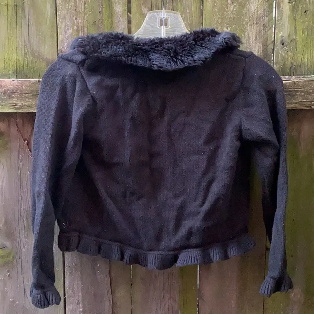 Gymboree black sweater sz. 6